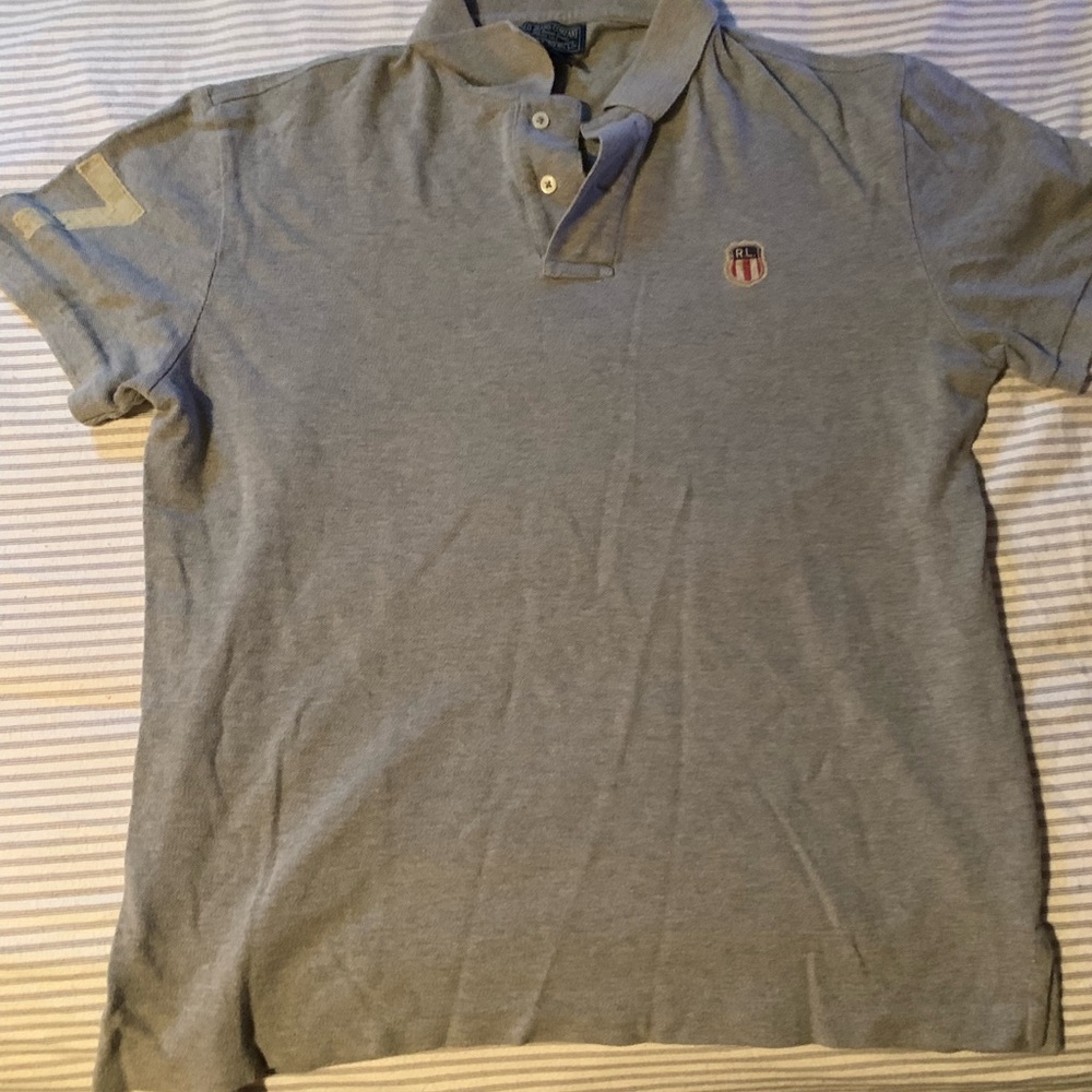 Polo Ralph Lauren Polo collar shirt Grey size Medium